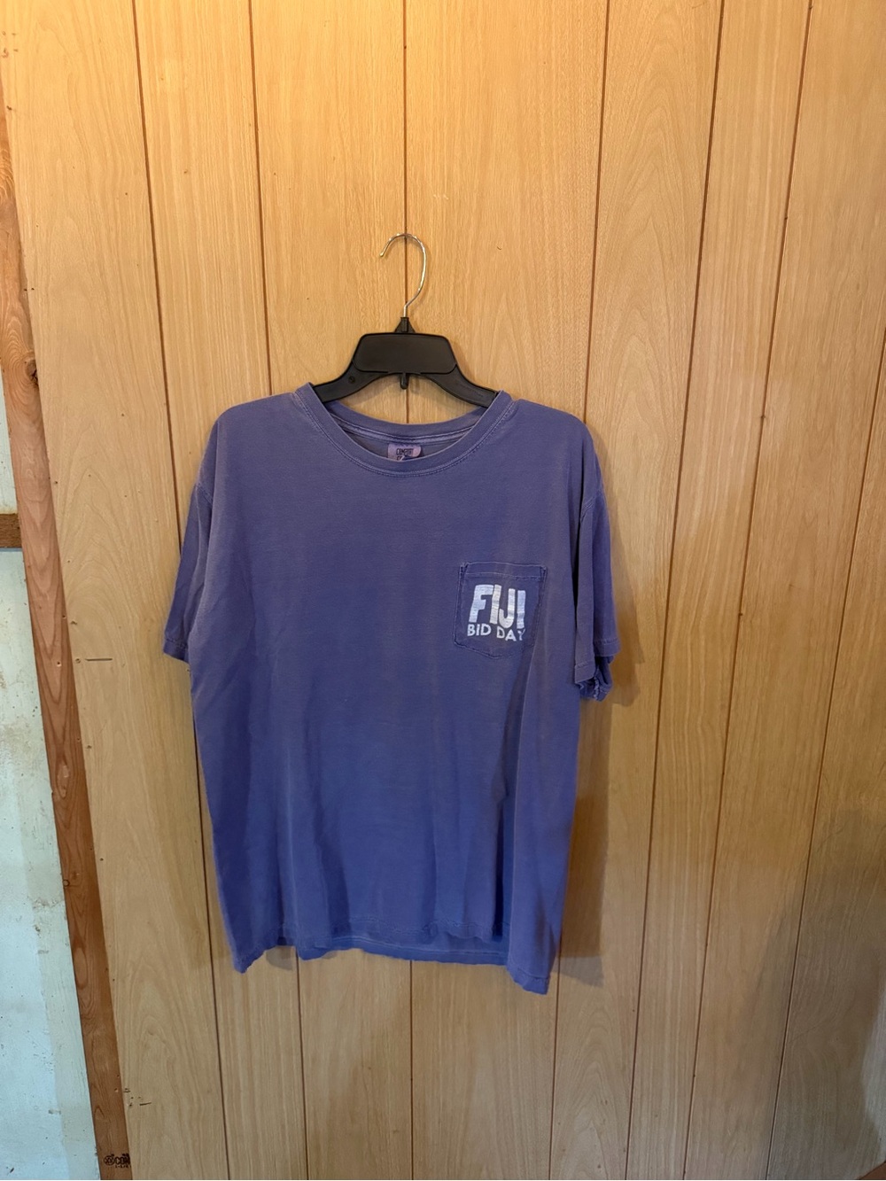 FIJI Bid Day Purple Crewneck T‑Shirt for Men
